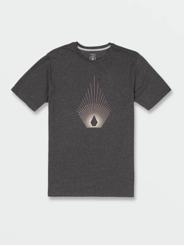 Blister Short Sleeve Tee - Dark Black Heather sold by Volcom
