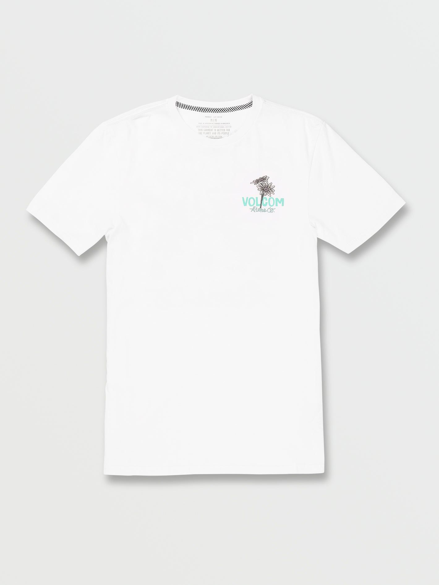 Psychedaisy Short Sleeve Tee - White sold by Volcom