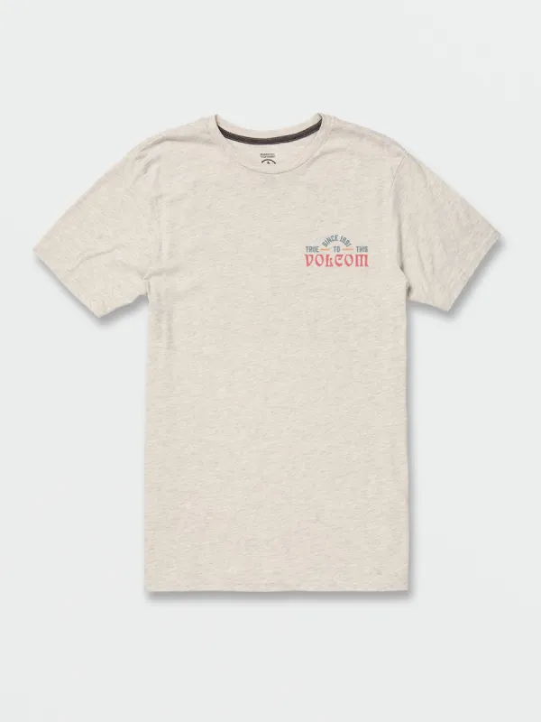Legend Short Sleeve Tee - Bone Heather sold by Volcom