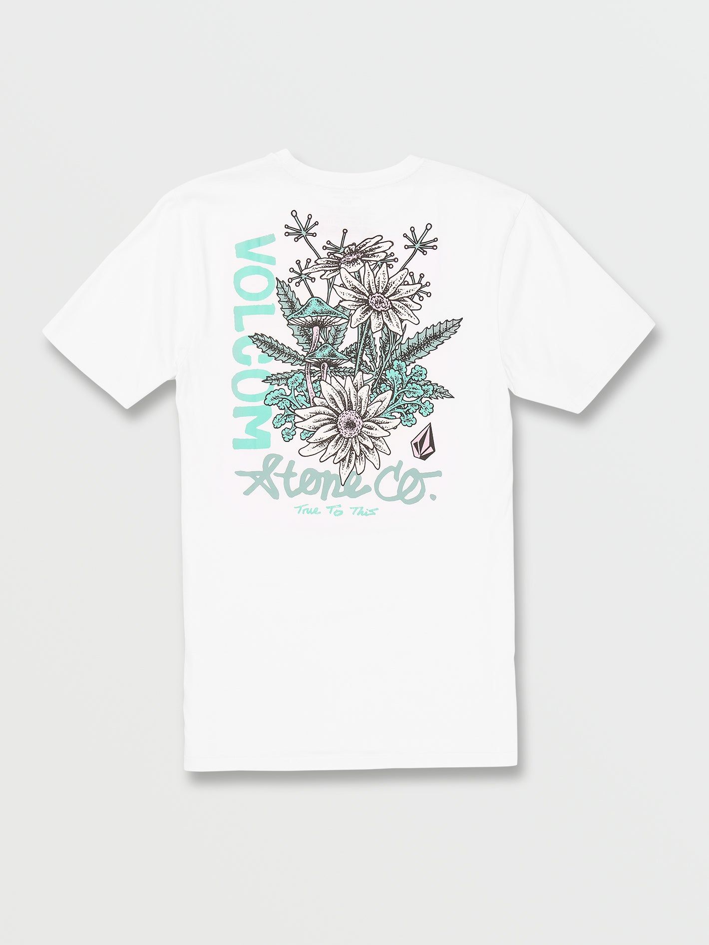 Psychedaisy Short Sleeve Tee - White sold by Volcom product image thumbnail 2