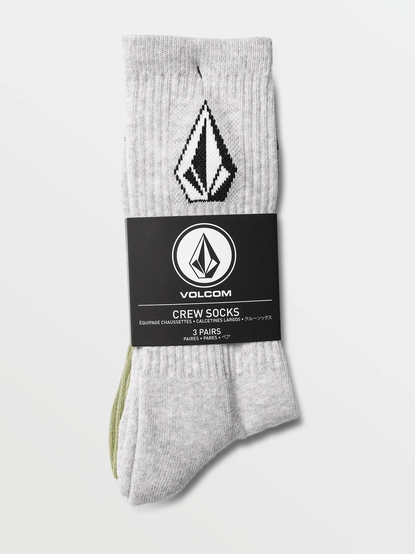 Full Stone Socks 3 Pack - Turbo Orange sold by Volcom product image thumbnail 2