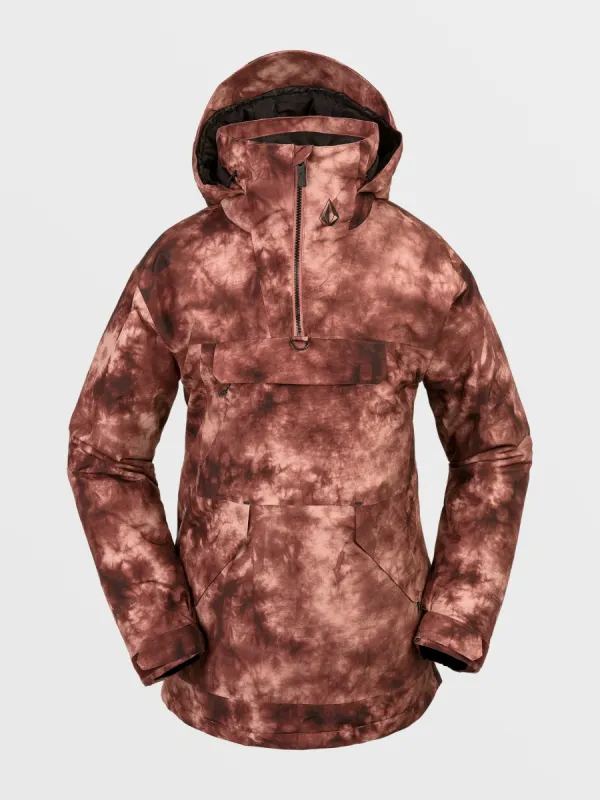 Womens Fern Insulated Gore Pullover - Pink Salt Wash made by Volcom