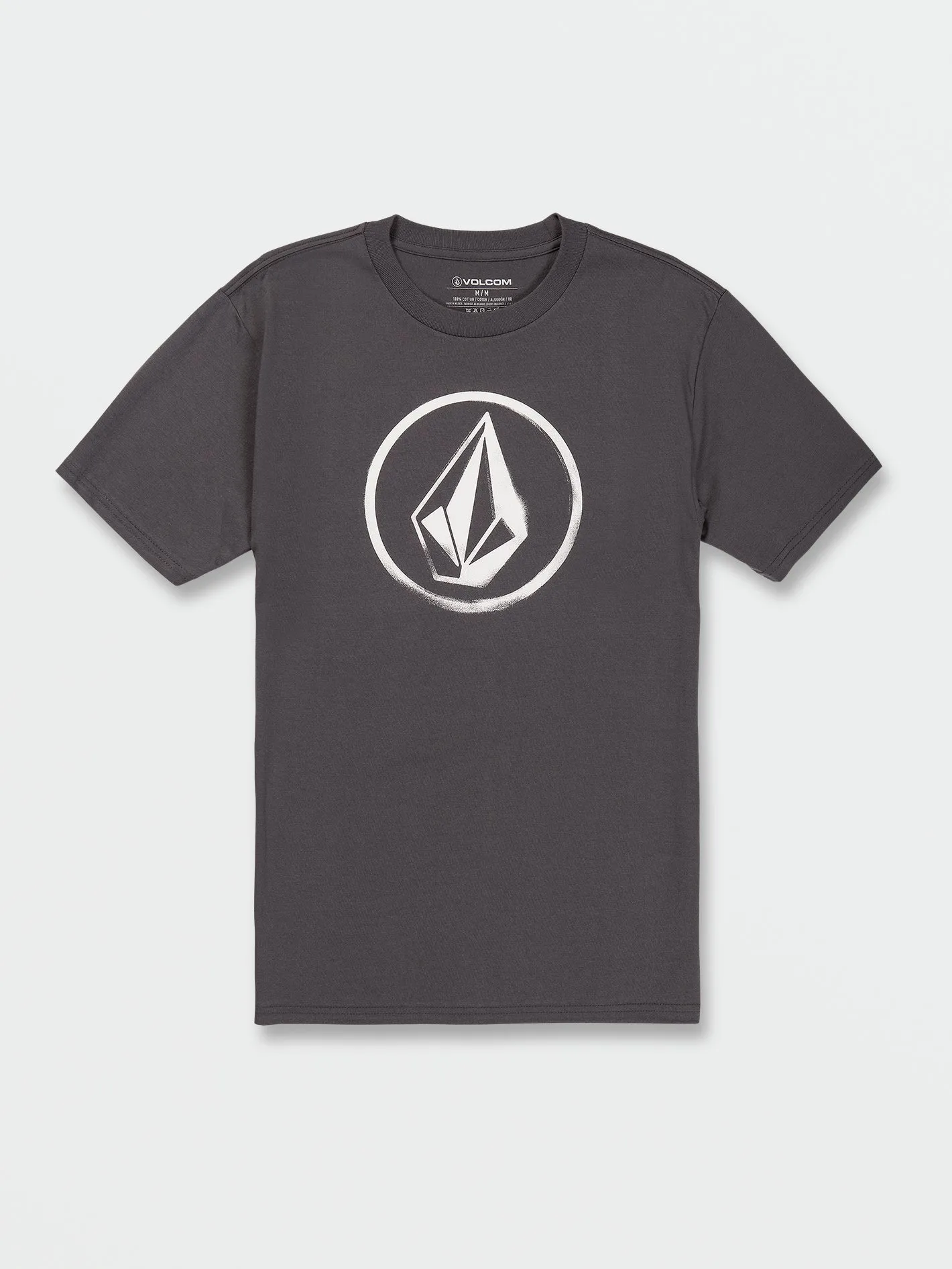 Circle Stone Short Sleeve Tee - Charcoal sold by Volcom