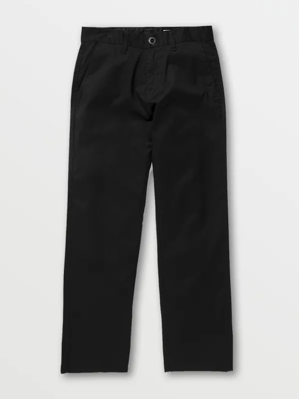 Big Boys Frickin Regular Stretch Chino Pants - Black sold by Volcom