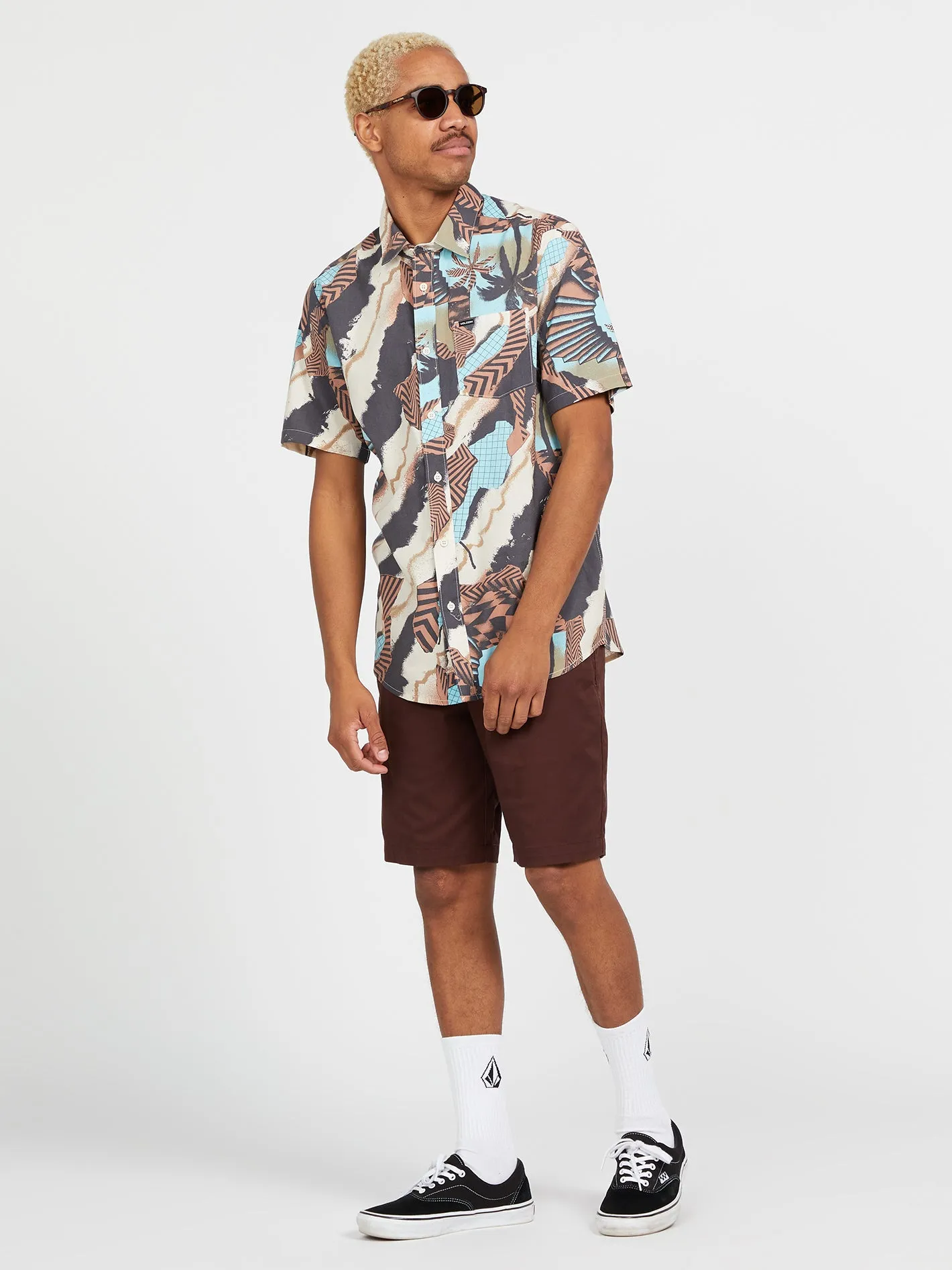 Frickin Elastic Waist Shorts - Mahogany sold by Volcom product image thumbnail 3