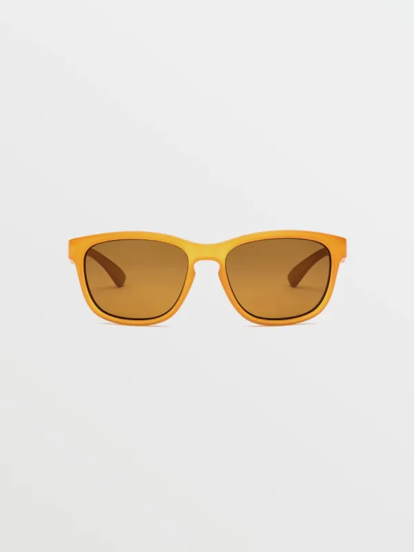 Chicagof Sunglasses - Matte Honey/Bronze sold by Volcom