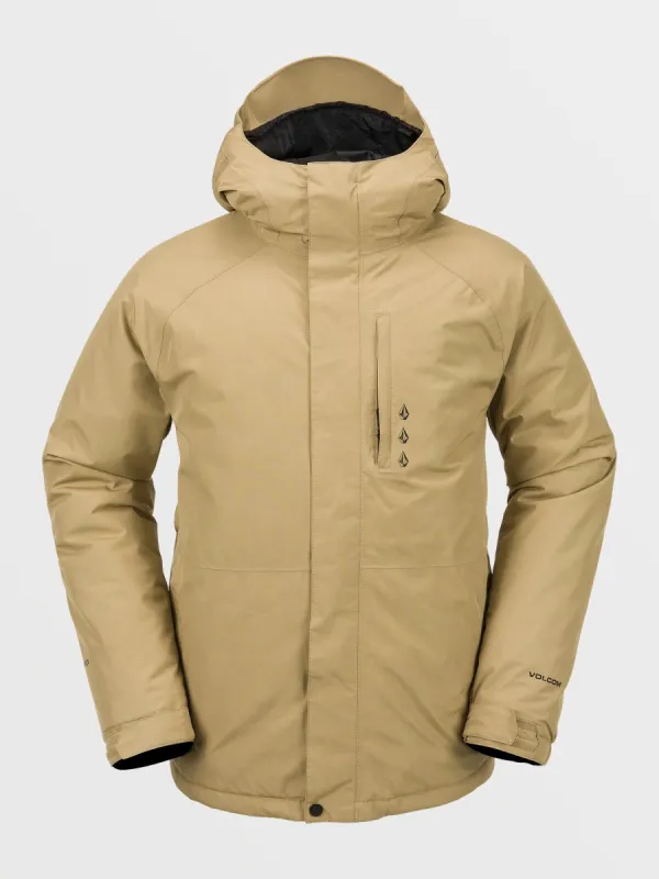 Mens Dua Gore-Tex Jacket - Dark Khaki sold by Volcom