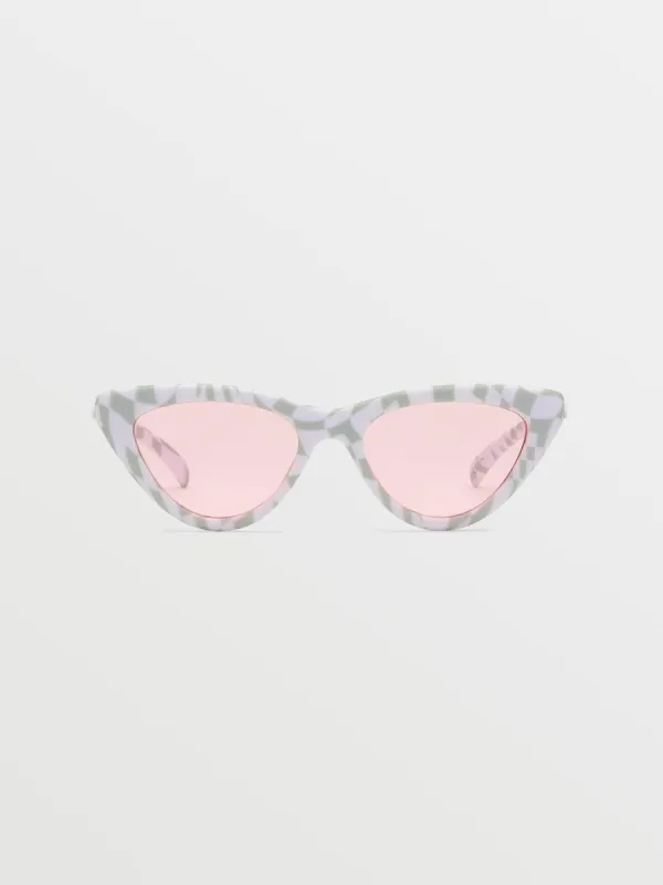 Knife Sunglasses - Check Her/Rose sold by Volcom