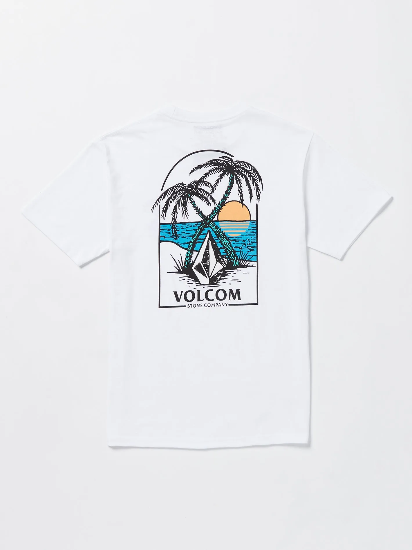 Big Boys Glassy Daze Short Sleeve Tee - White sold by Volcom product image thumbnail 2