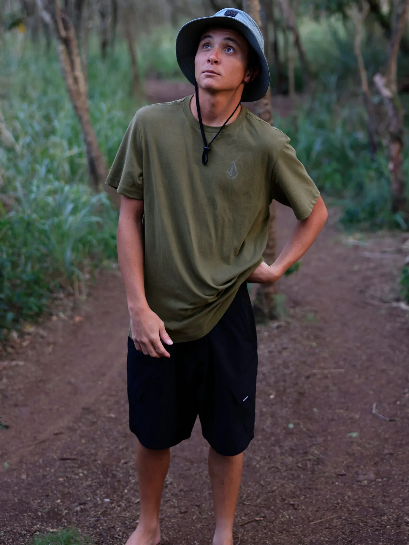 Stone Tech Short Sleeve Tee - Military sold by Volcom product image thumbnail 4
