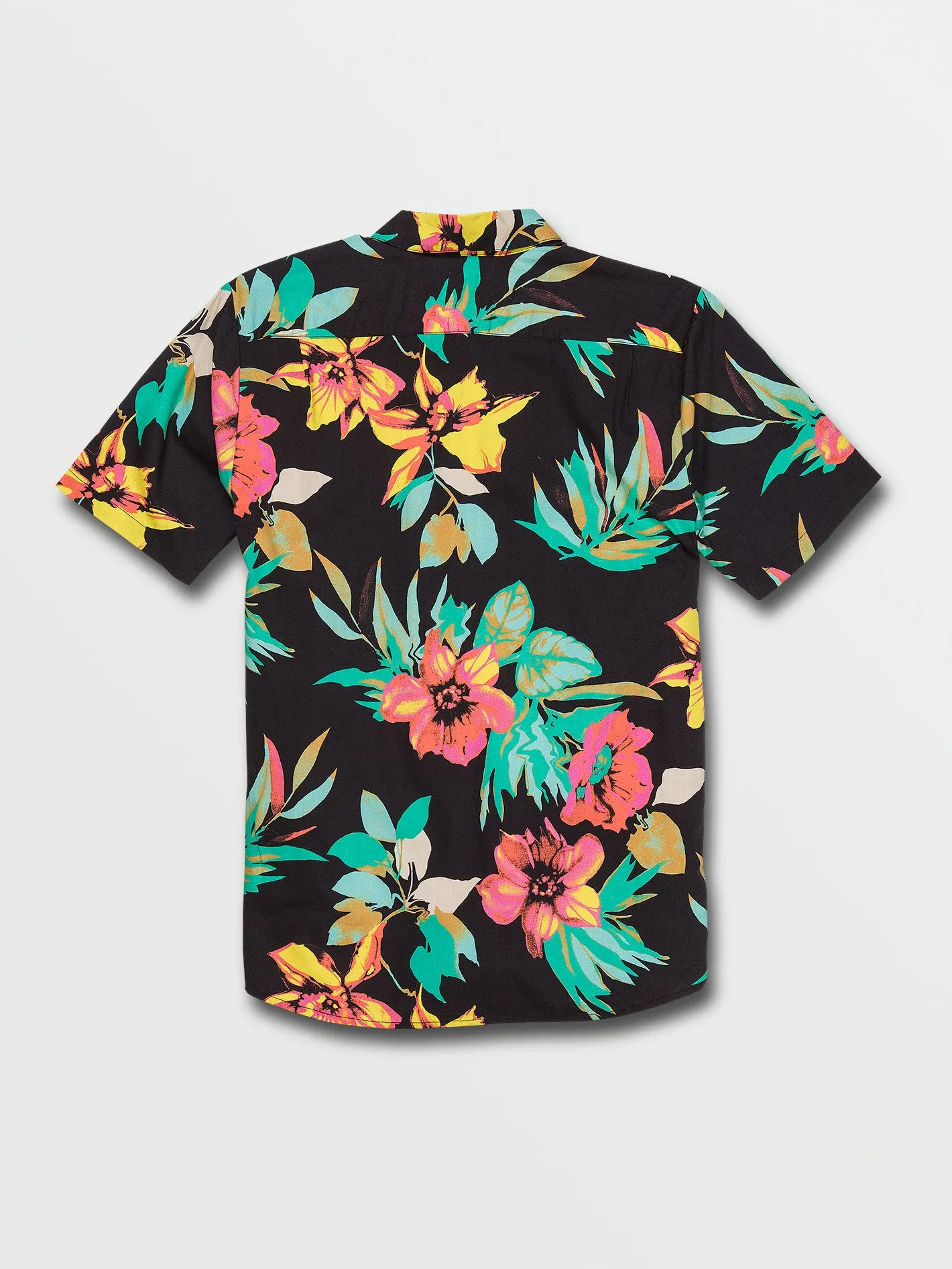 Marble Floral Short Sleeve Shirt - Black sold by Volcom product image thumbnail 2