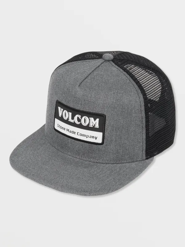 Zeeland Trucker Hat - Charcoal Heather sold by Volcom