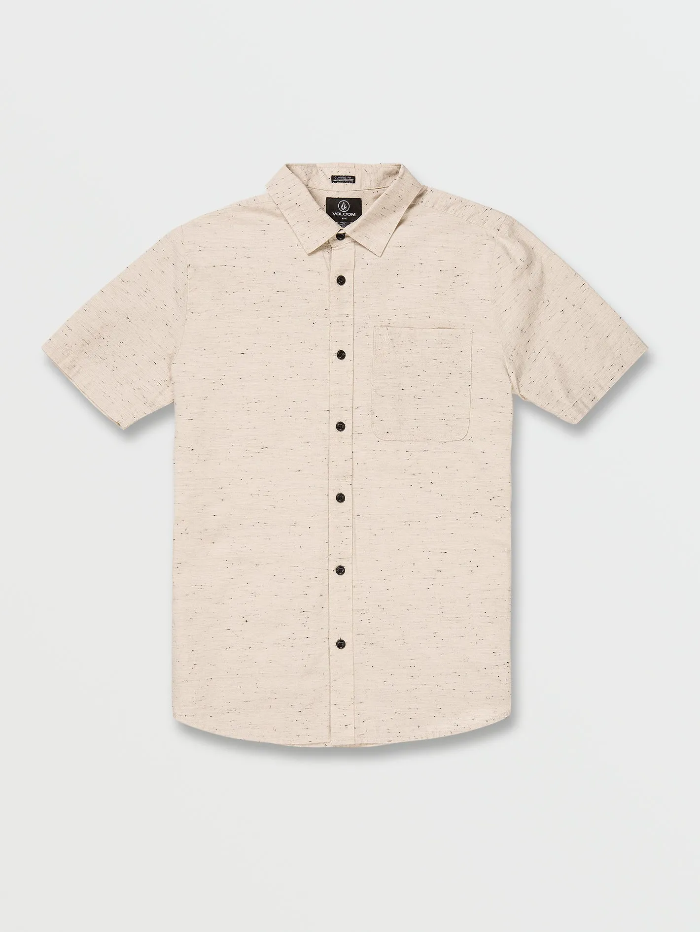Date Knight Short Sleeve Shirt - Whitecap Grey sold by Volcom