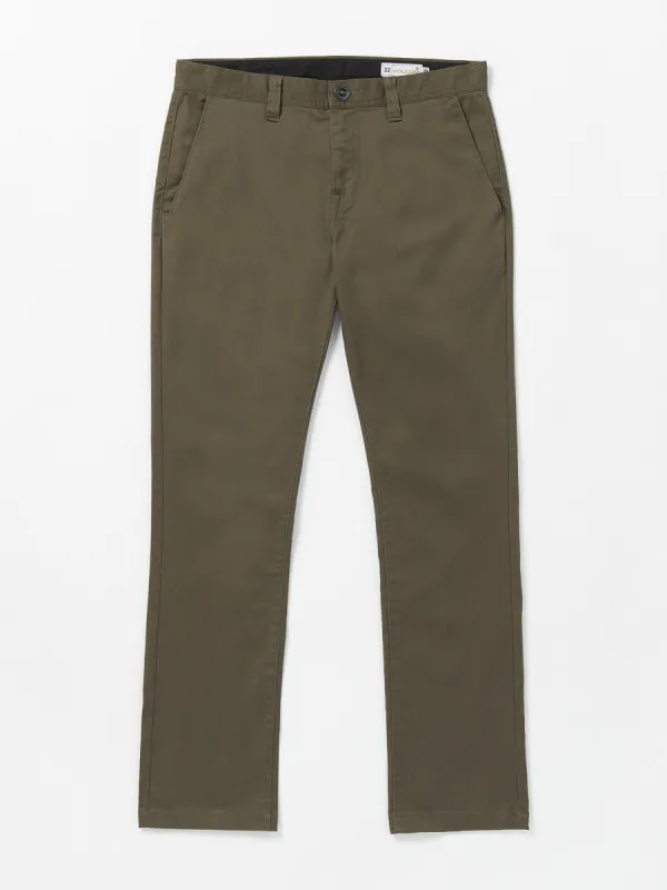 Frickin Slim Stretch Chino Pants - Bison sold by Volcom