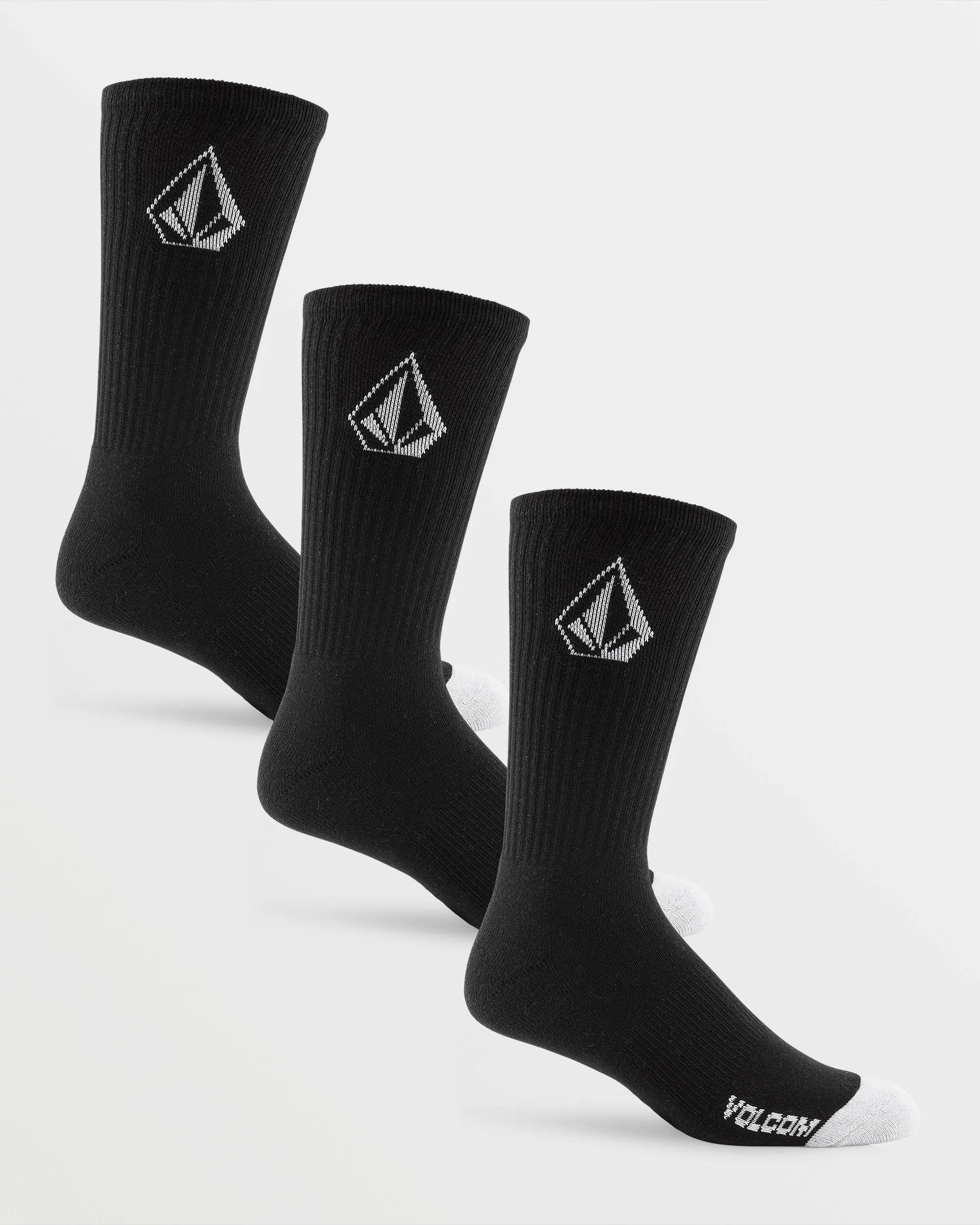Full Stone Socks 3pk - Black sold by Volcom product image thumbnail 3