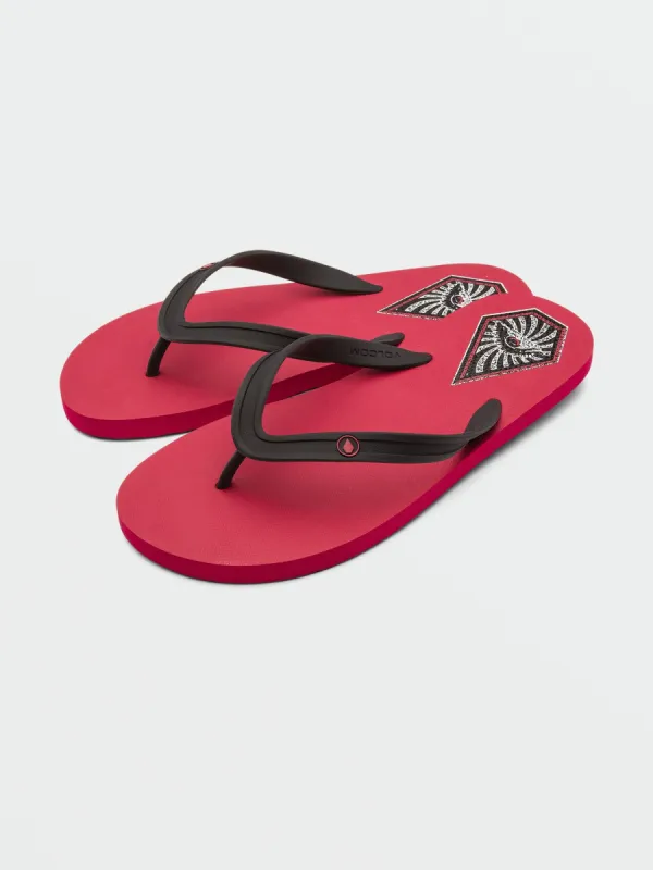 Rocker 2 Sandals - Ribbon Red made by Volcom