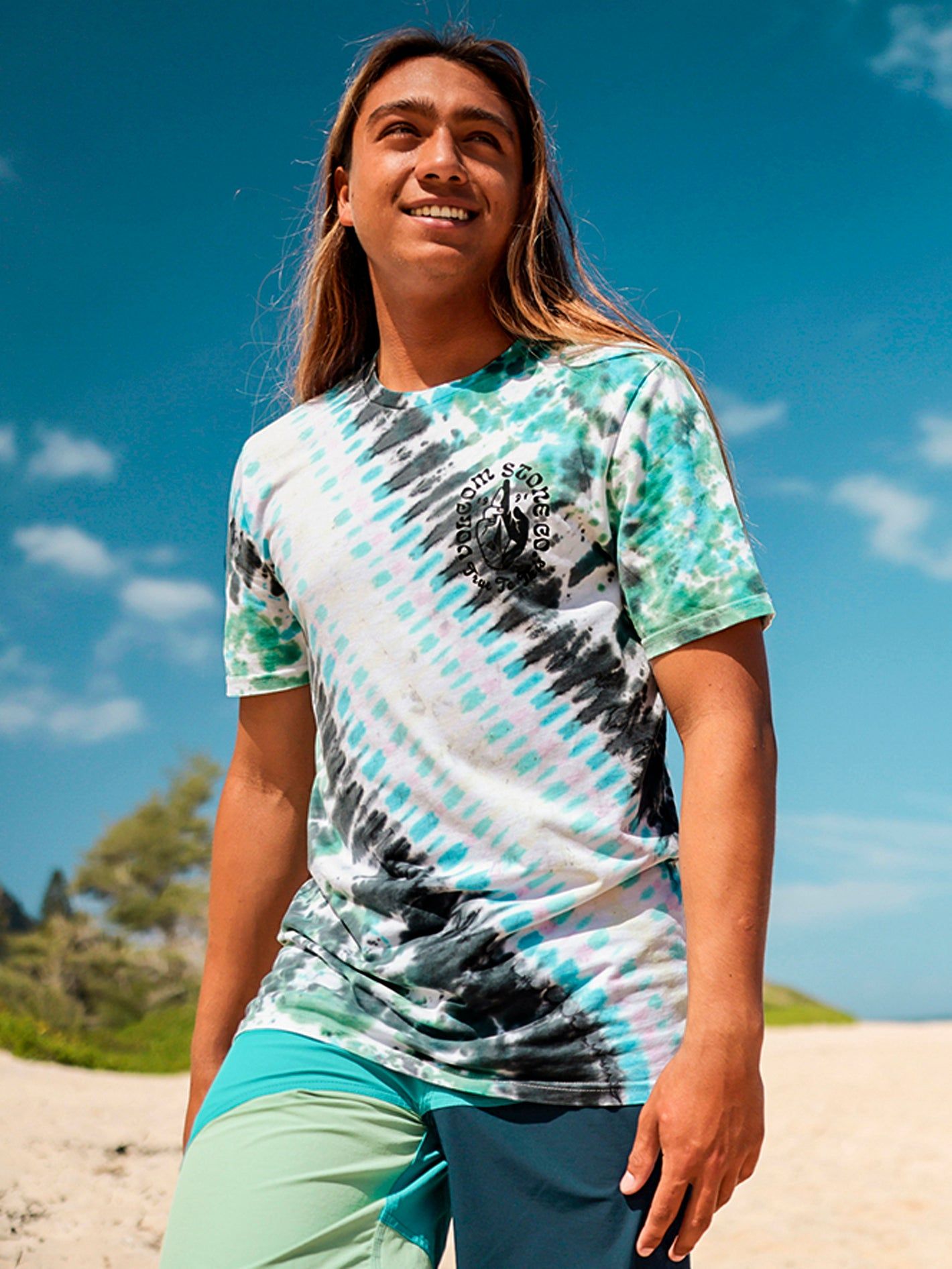 Gleaming Short Sleeve Tee - Multi sold by Volcom
