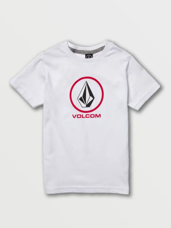 Little Boys New Circle Tee - White sold by Volcom