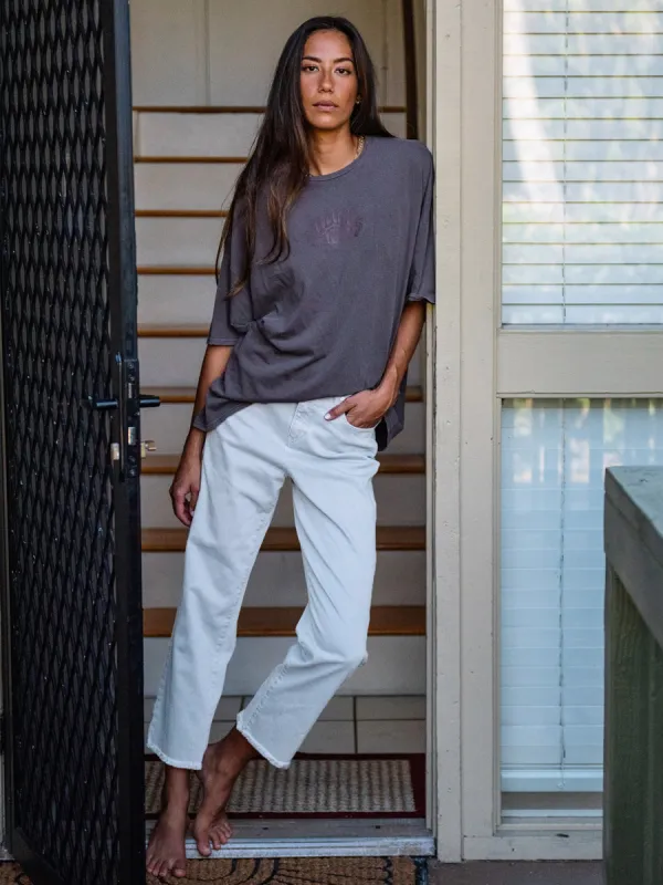 Stone Step High Rise Pants - Allover Stone Light sold by Volcom