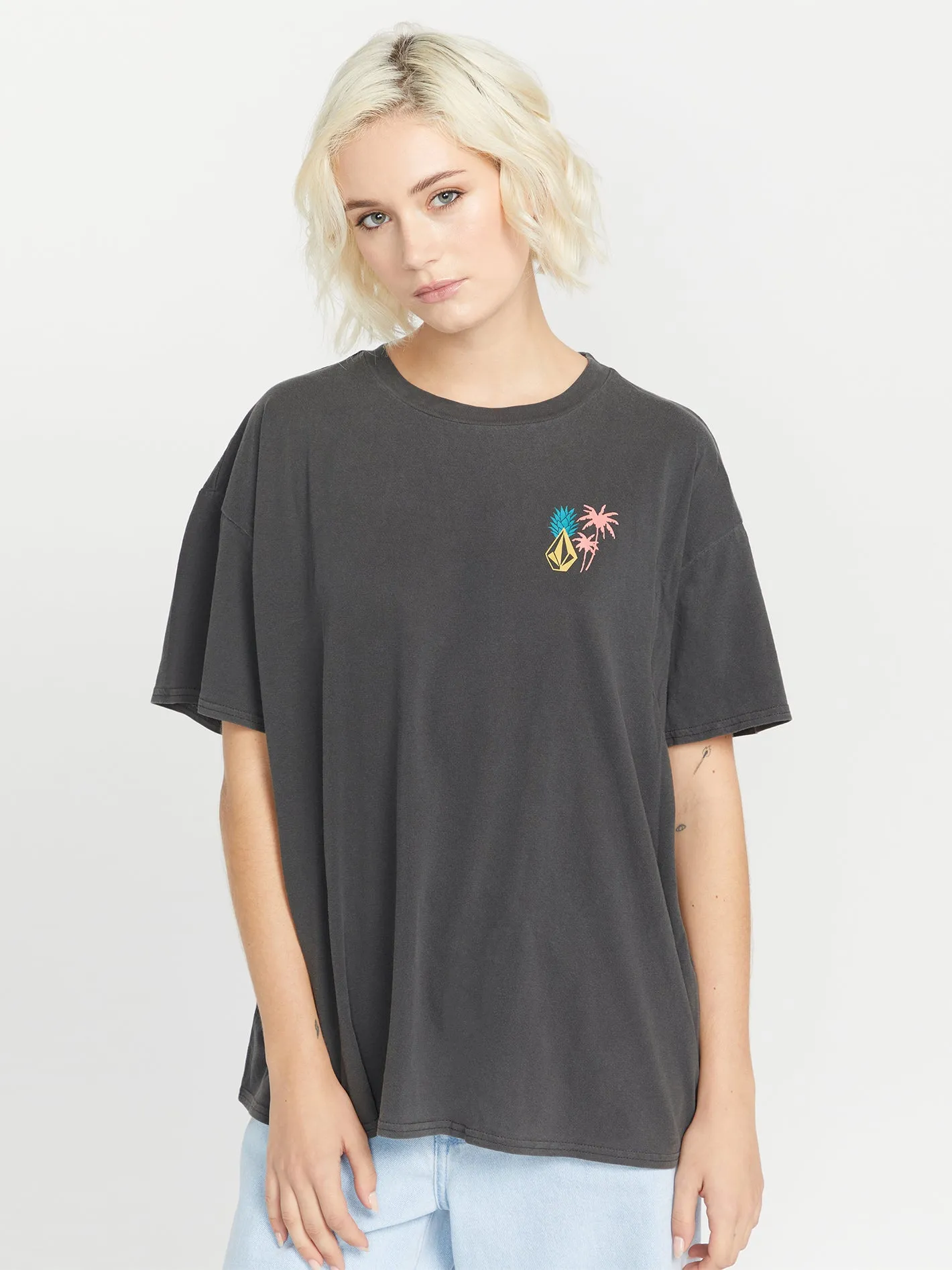 Stones Throw Short Sleeve Tee - Black sold by Volcom product image thumbnail 3