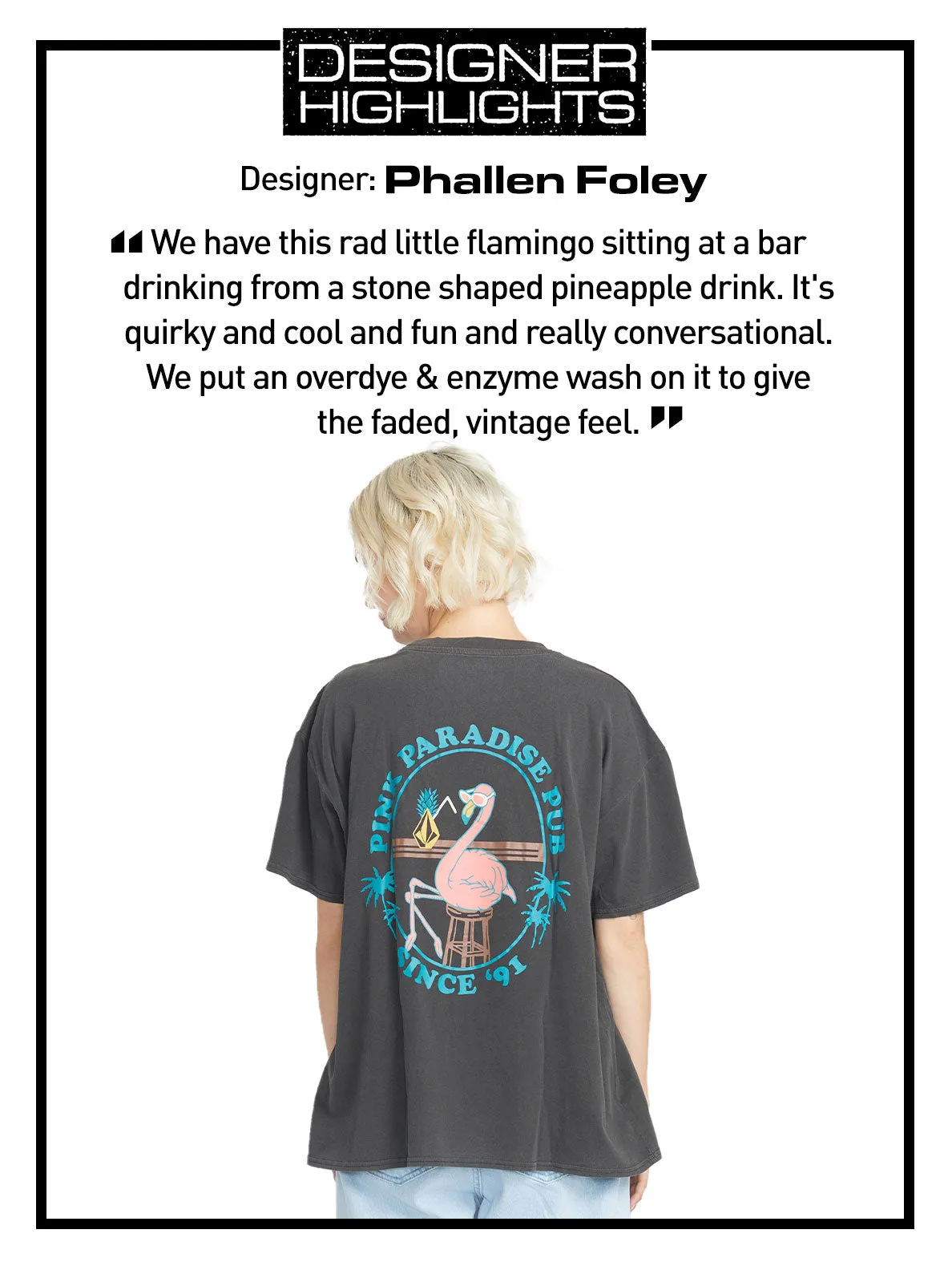Stones Throw Short Sleeve Tee - Black sold by Volcom product image thumbnail 2