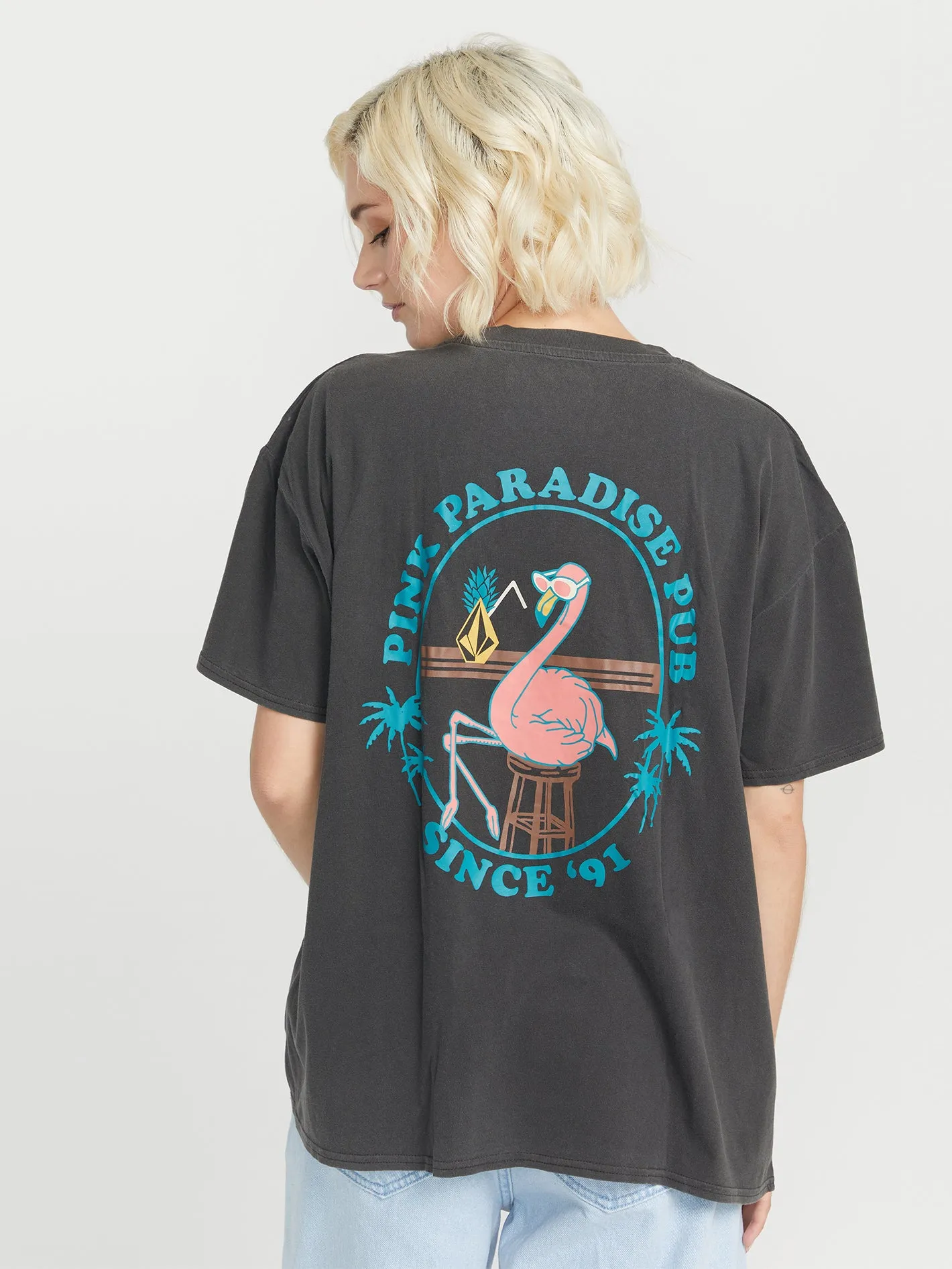Stones Throw Short Sleeve Tee - Black sold by Volcom product image thumbnail 4