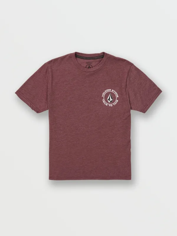 Little Boys Black Friday Short Sleeve Tee - Port Heather sold by Volcom