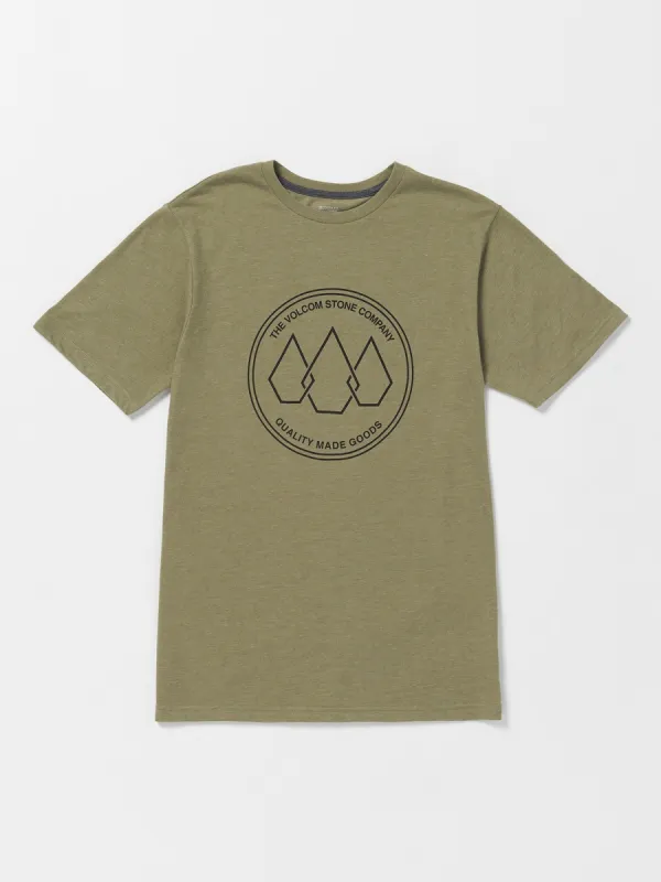 Stone Link Short Sleeve Tee - Thyme Green Heather sold by Volcom