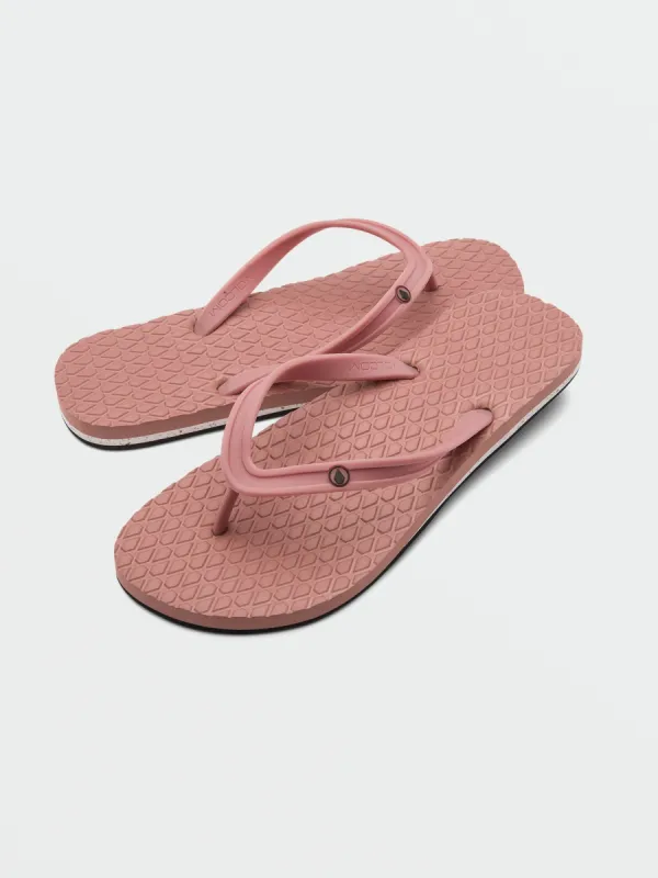 Womens Eco Concourse Sandals - Rosewood sold by Volcom