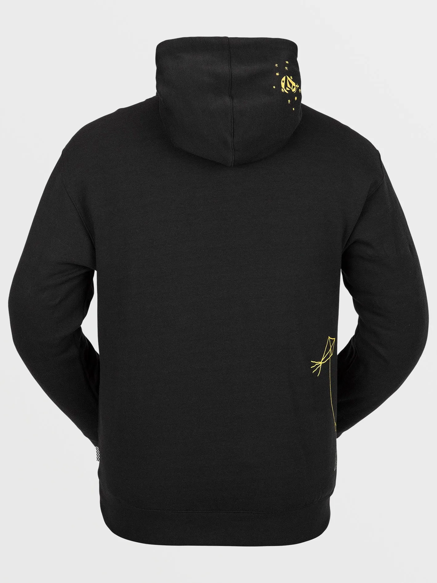 Mens D.I. Fleece Pullover - Black sold by Volcom product image thumbnail 3