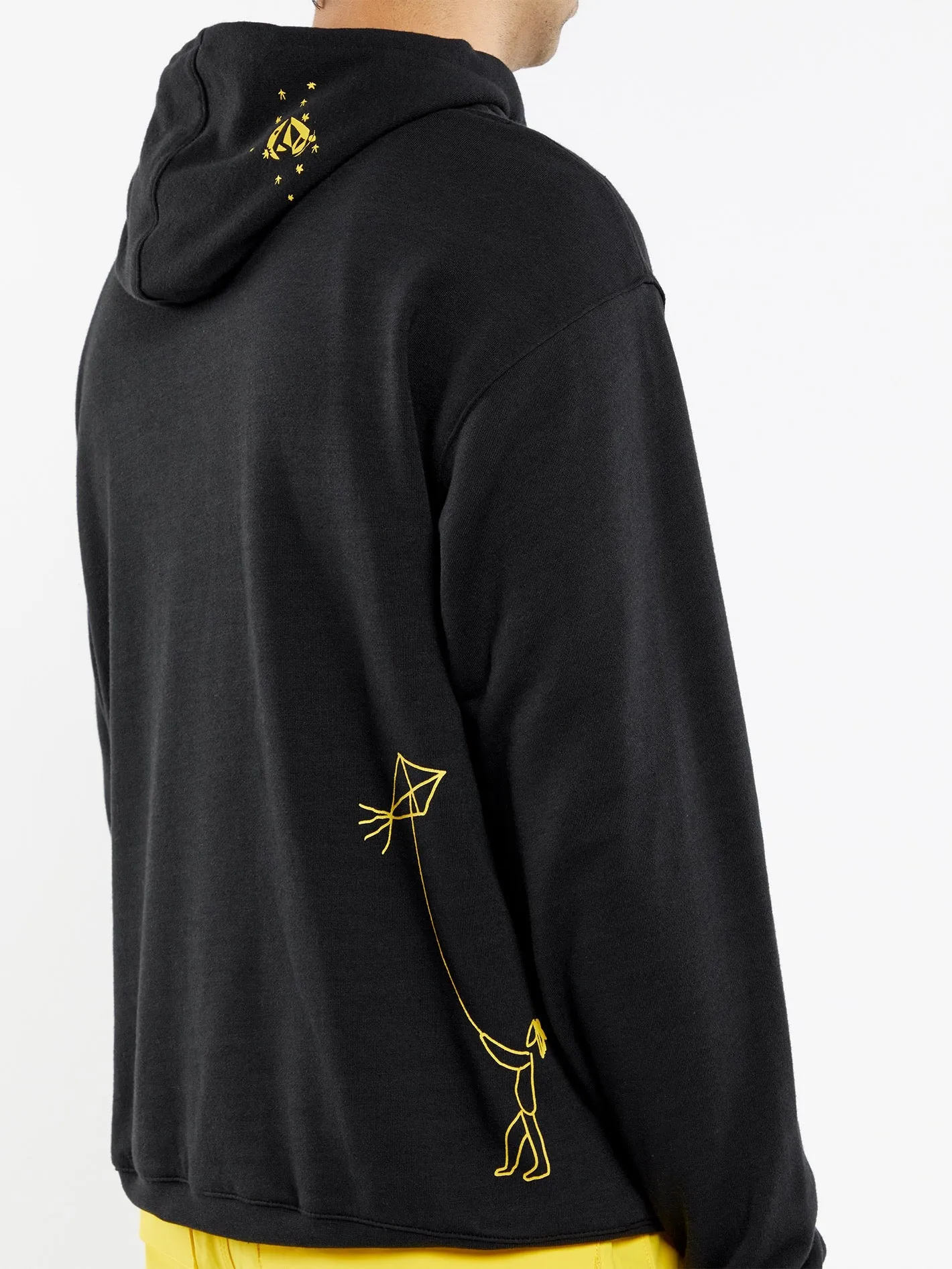 Mens D.I. Fleece Pullover - Black sold by Volcom product image thumbnail 4