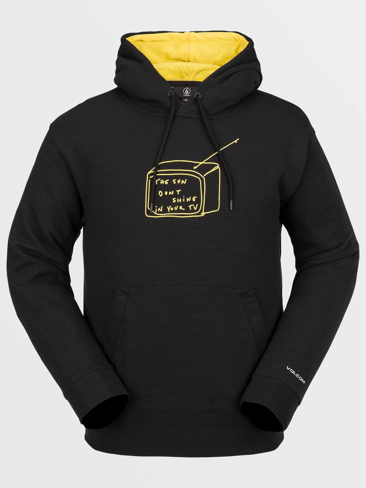 Mens D.I. Fleece Pullover - Black sold by Volcom product image thumbnail 2
