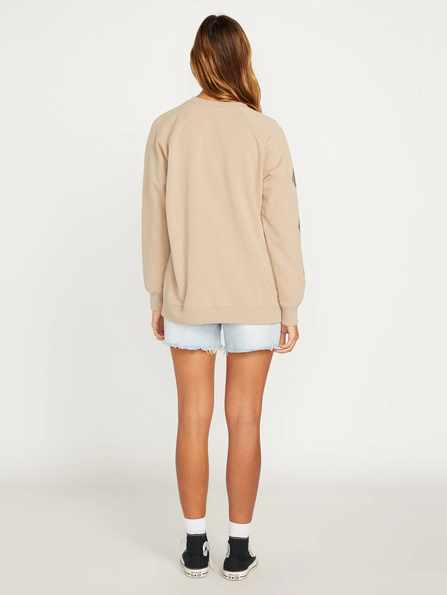 Stone Magic Boyfriend Crew Sweatshirt - Taupe sold by Volcom product image thumbnail 2