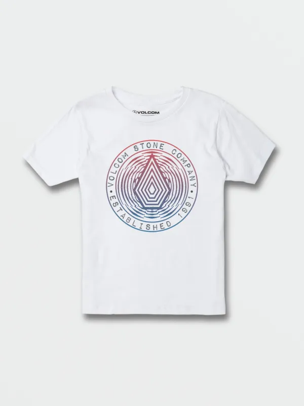 Little Boys Woofer Short Sleeve Tee - White made by Volcom