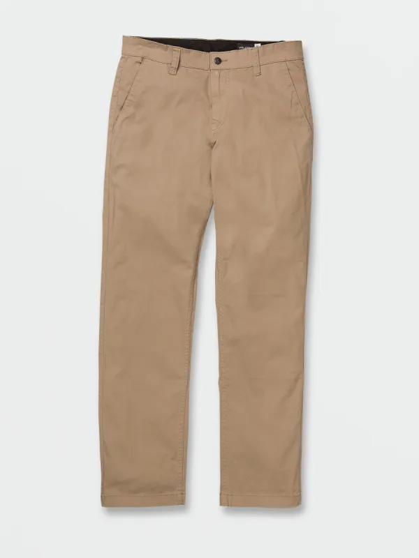 Cleaver Stretch Pants - Khaki sold by Volcom