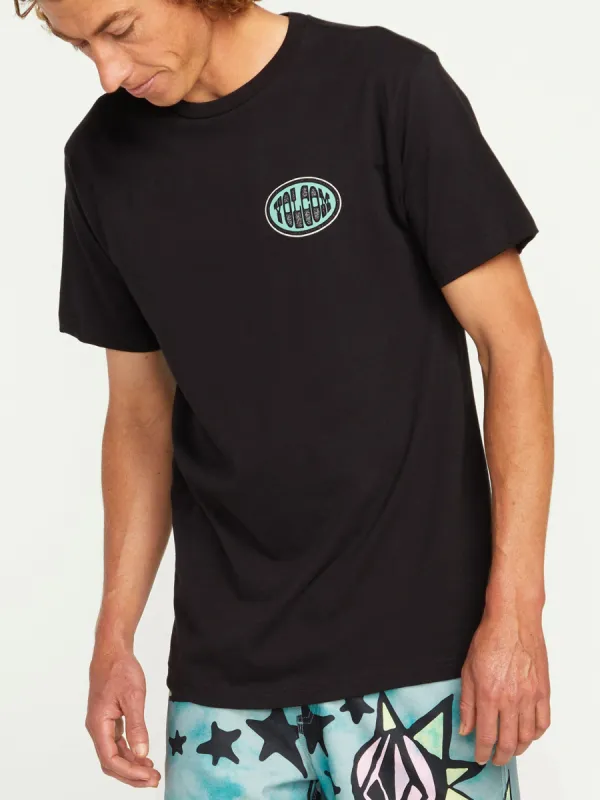 Lapper Short Sleeve Tee - Black sold by Volcom
