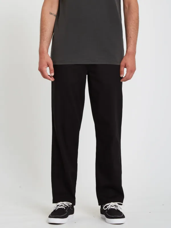 Psychstone Elastic Waist Pants - Black Combo sold by Volcom