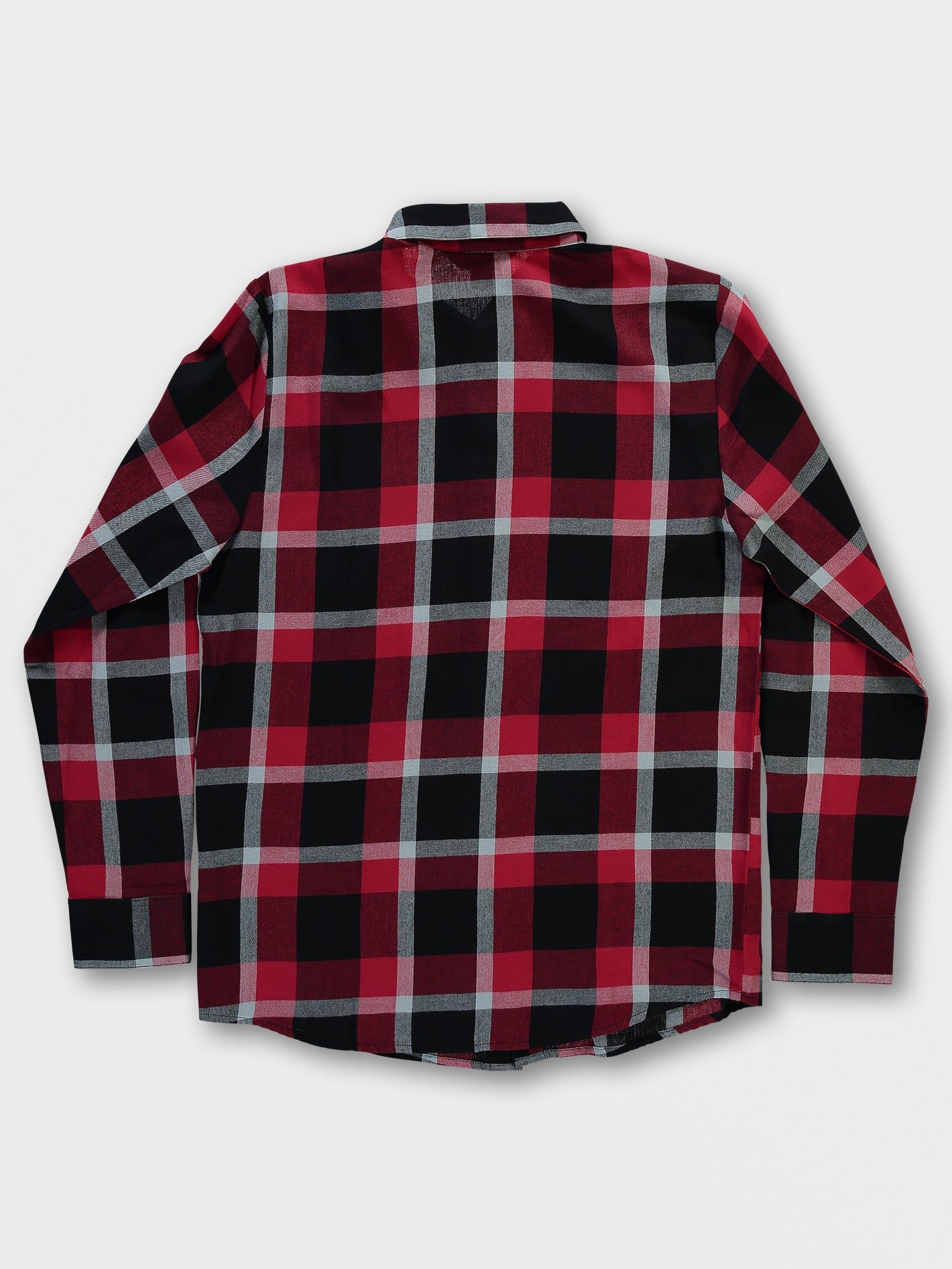 Big Boys Curwin Long Sleeve Flannel - Rio Red sold by Volcom product image thumbnail 2