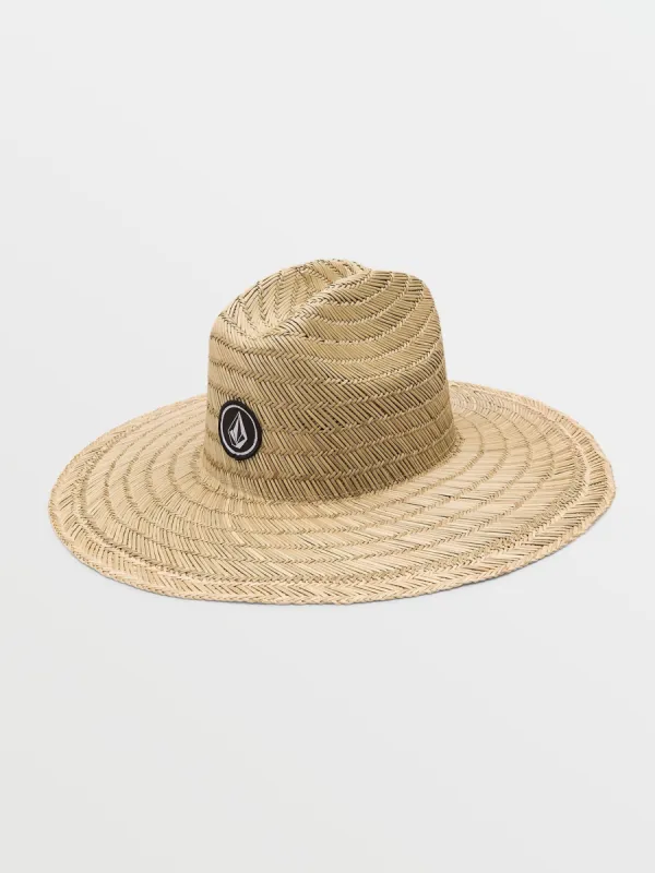 Big Boys Quarter Straw Hat - Natural sold by Volcom