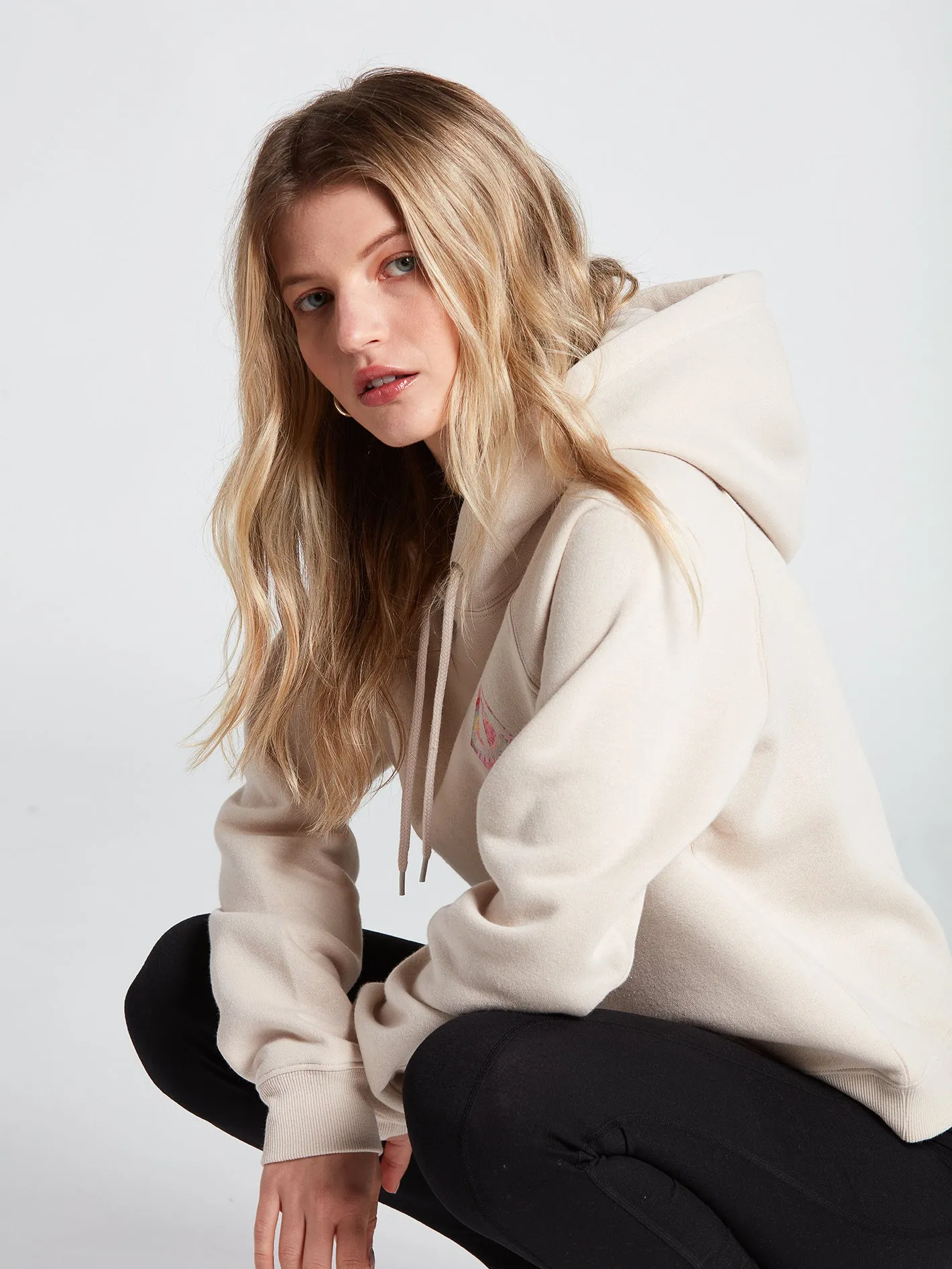 Truly Stokin Hoodie - Bone sold by Volcom product image thumbnail 4