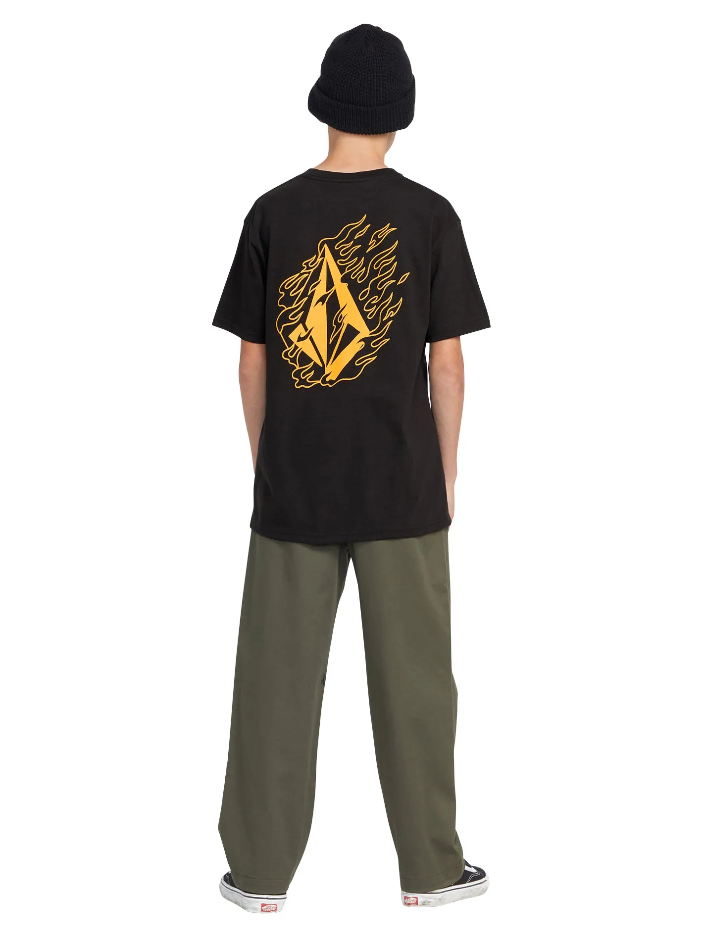 Big Boys Firefight Short Sleeve Tee - Black sold by Volcom product image thumbnail 3