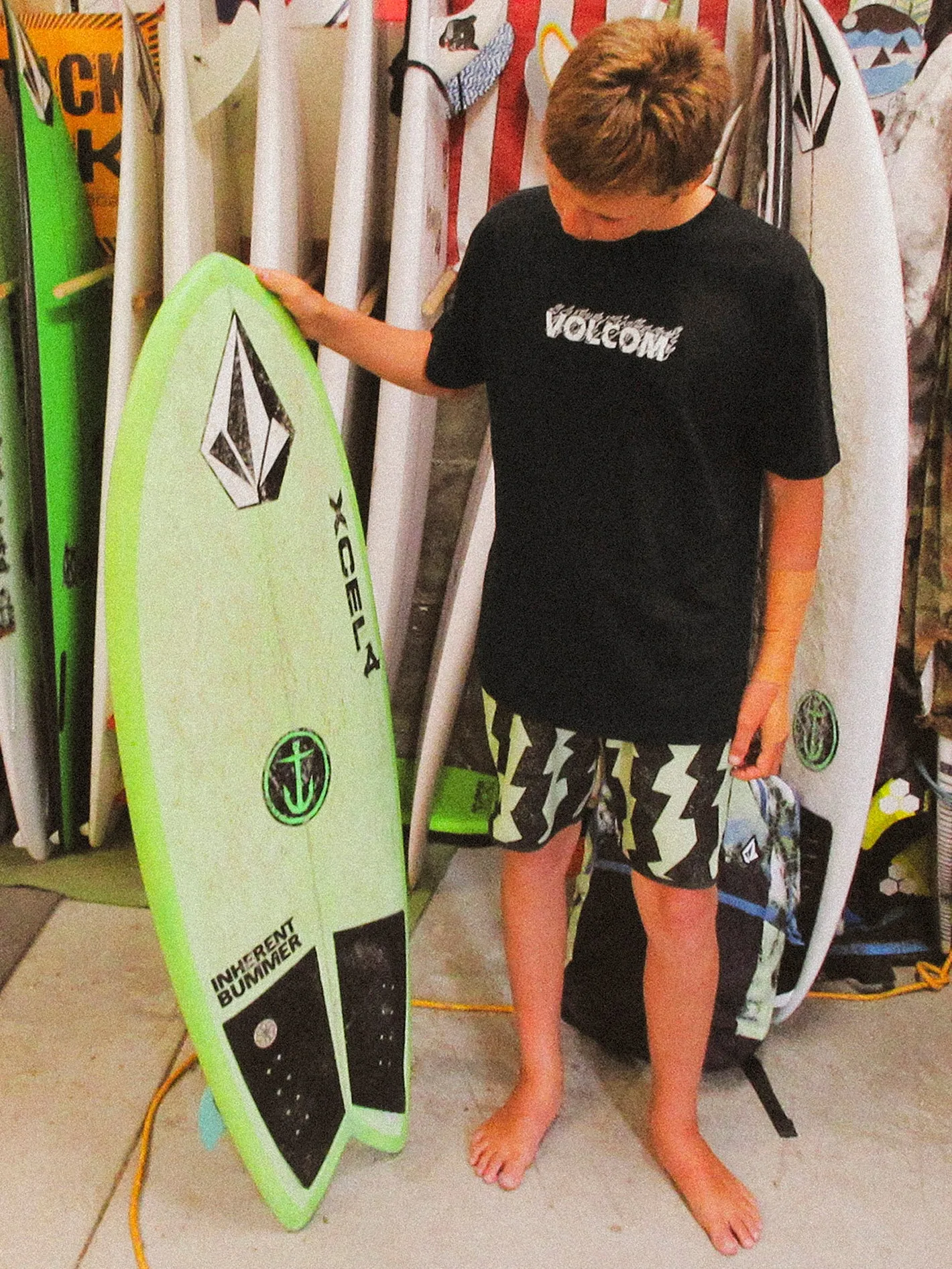 Big Boys Firefight Short Sleeve Tee - Black sold by Volcom product image thumbnail 2