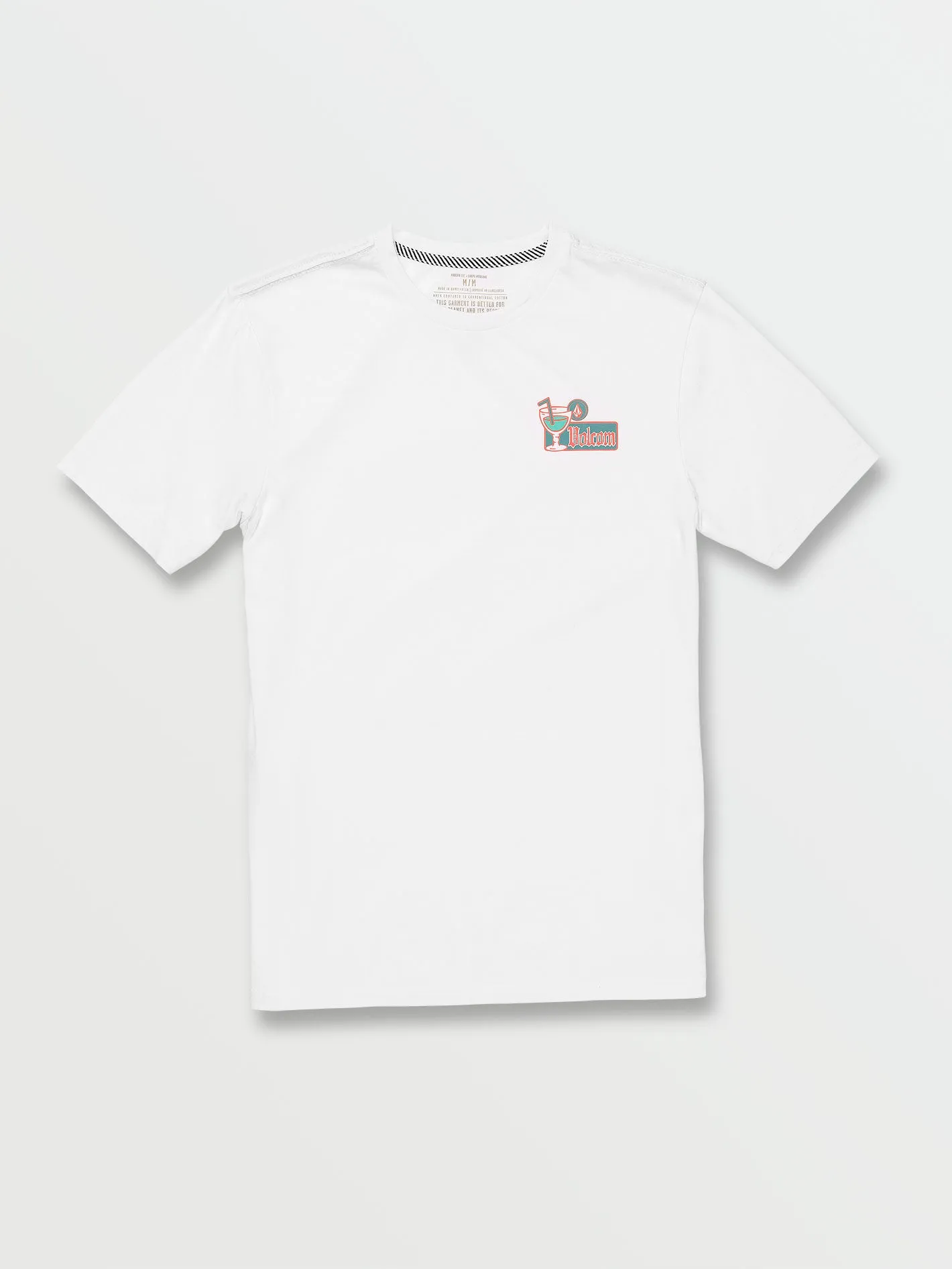 Volctail Short Sleeve Tee - White sold by Volcom