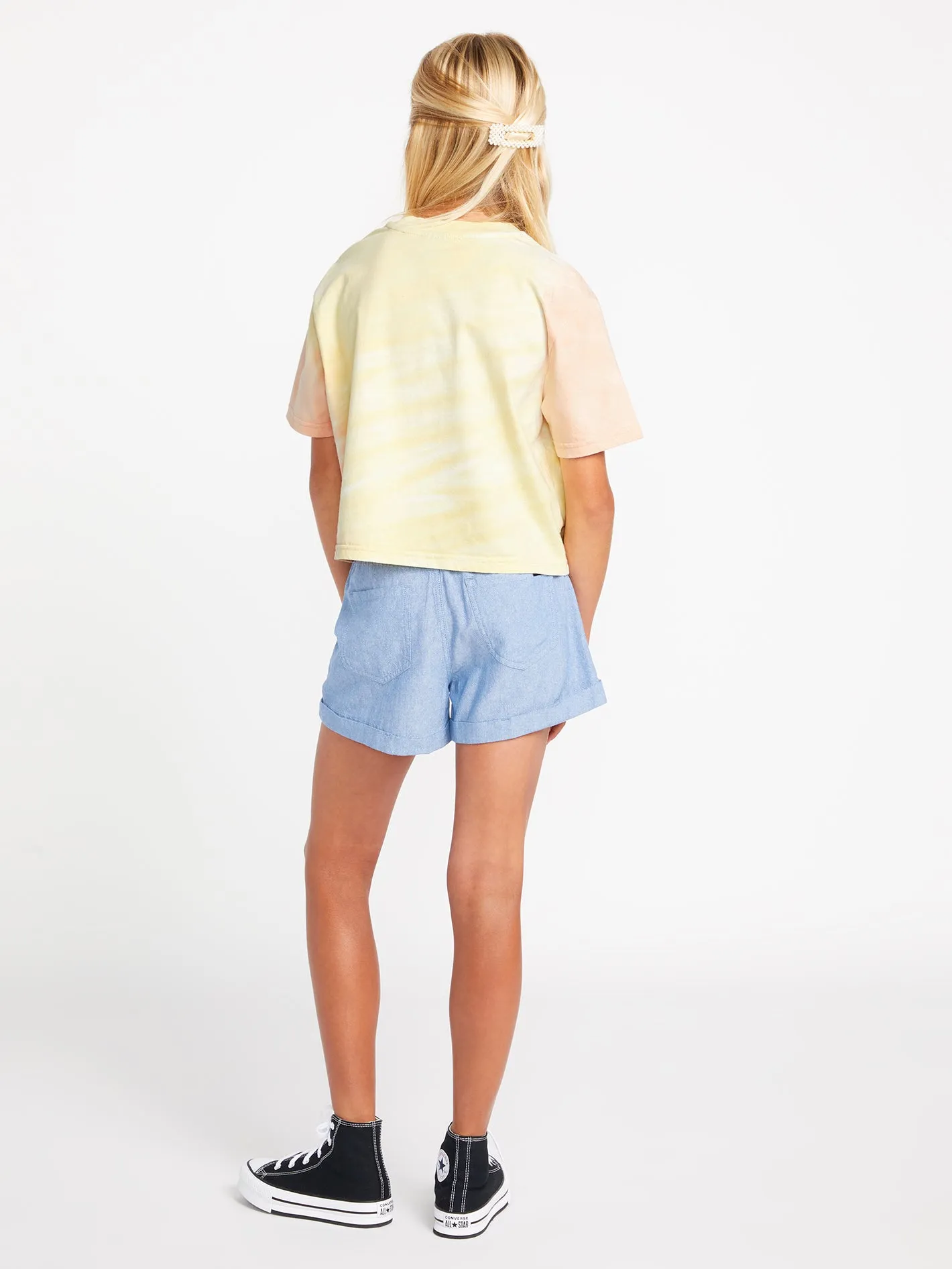 Girls Galactic Stone Short Sleeve Shirt - Citron sold by Volcom product image thumbnail 4