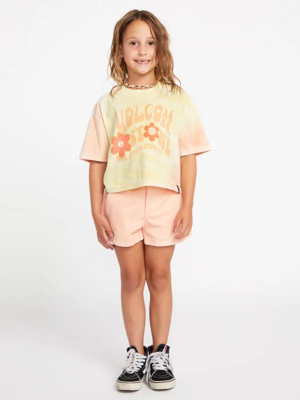 Girls Galactic Stone Short Sleeve Shirt - Citron made by Volcom