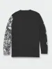 Iconic Stone Collage Long Sleeve UPF 50 Rashguard - Black sold by Volcom