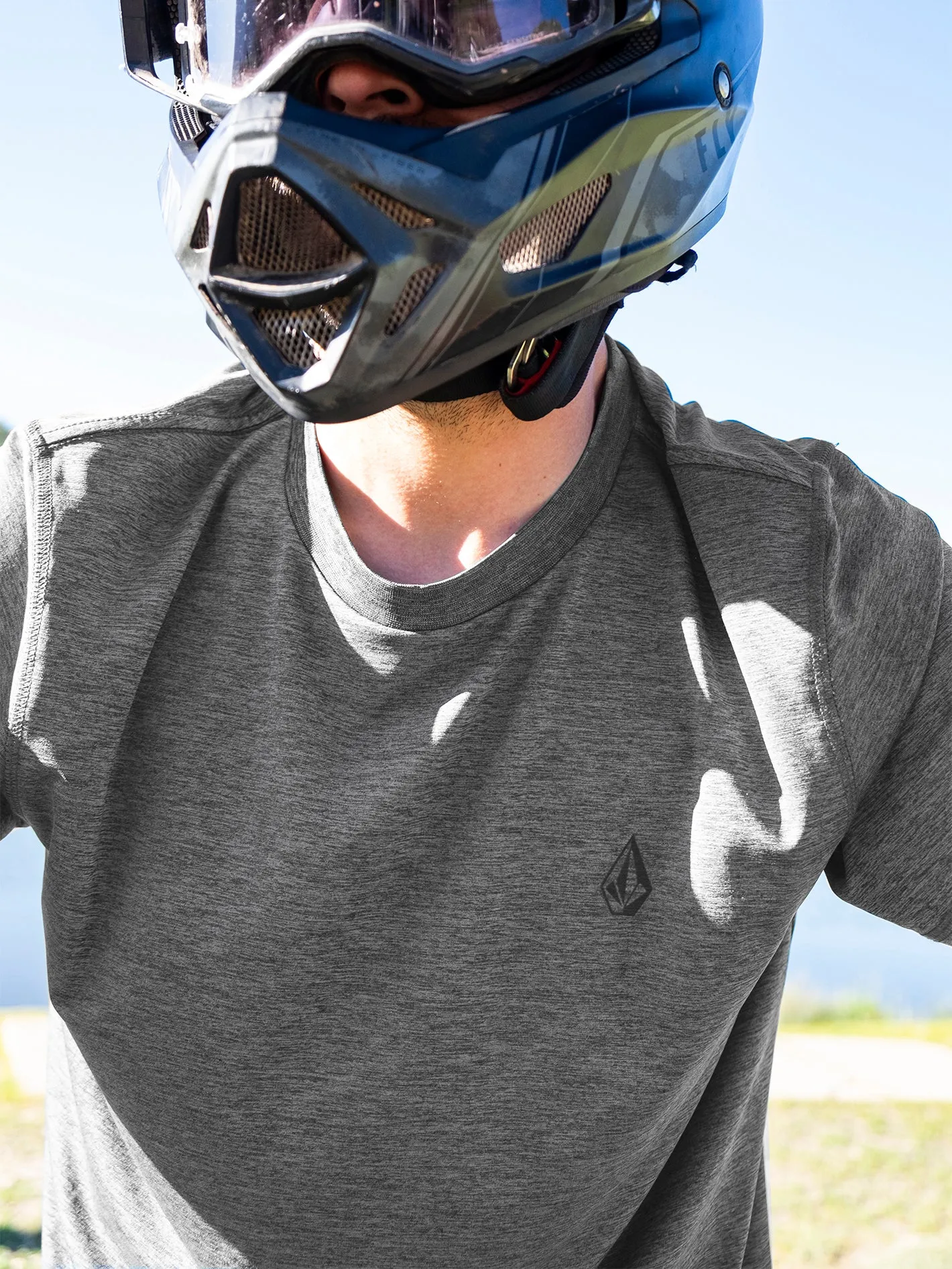 Stone Tech Short Sleeve Tee - Charcoal Heather sold by Volcom