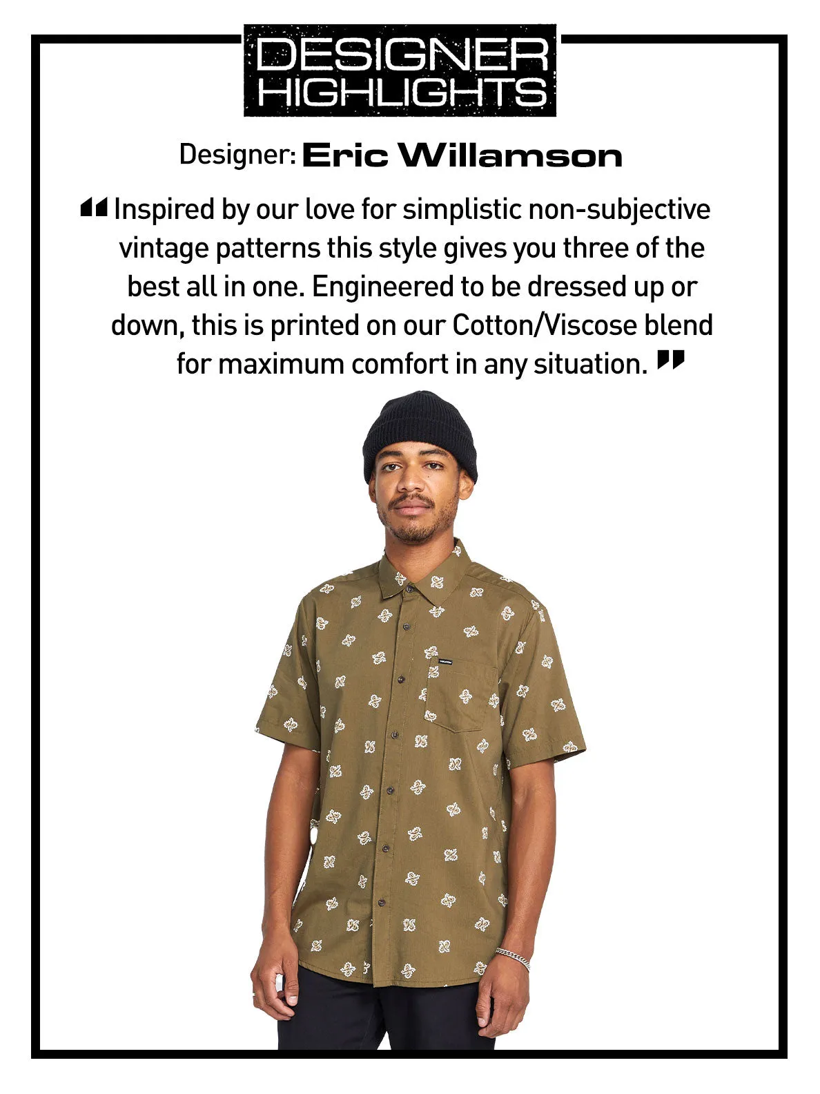 Scaler Stone Short Sleeve Shirt - Expedition Green sold by Volcom product image thumbnail 2