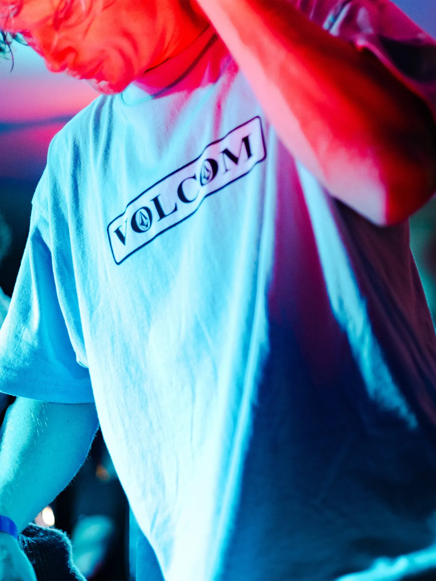 Volcom Entertainment Stone Short Sleeve Tee - Celestial Blue sold by Volcom