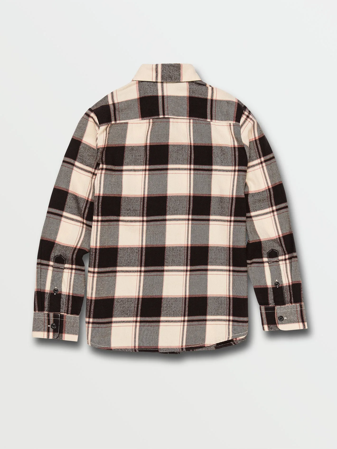 Little Boys Caden Long Sleeve Flannel - Bleached Sand sold by Volcom product image thumbnail 2
